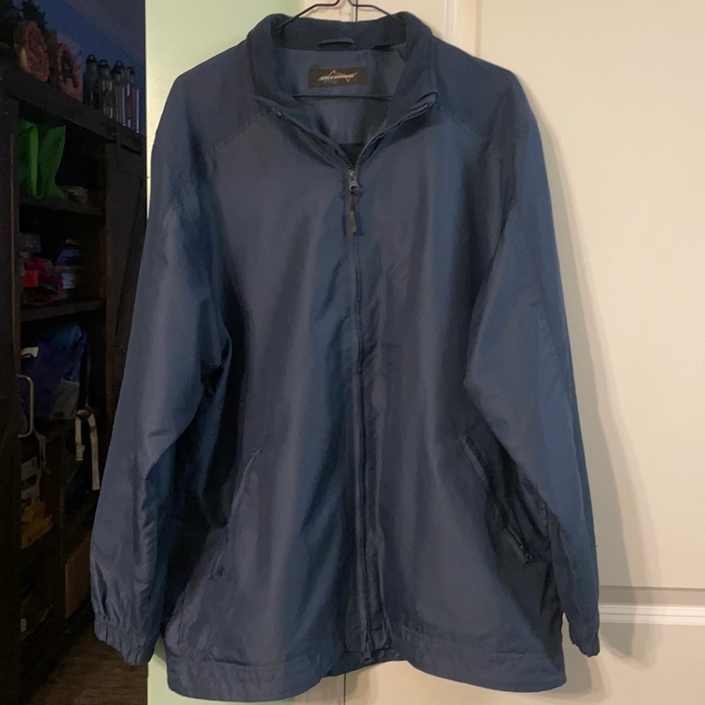 Greg Norman Rain Jacket Blue Medium